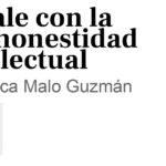 Y dale con la deshonestidad intelectual