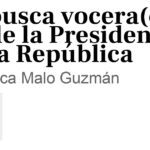 Se busca vocera(con A) de la Presidencia de la República